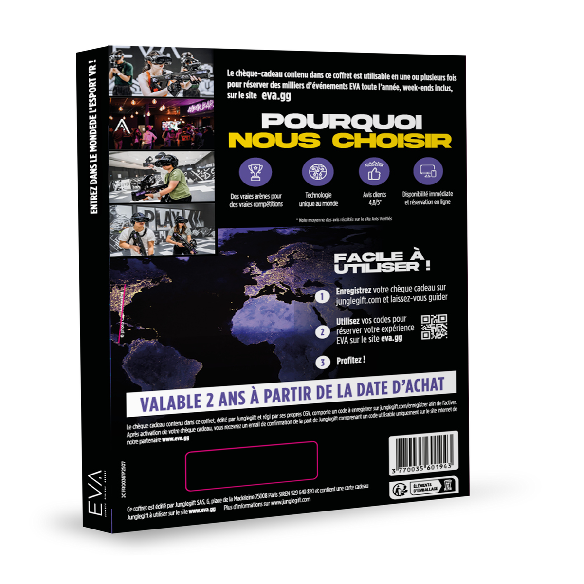 EVA Coffret cadeau EVA - L'e-sport réalité virtuelle