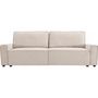 Voir la diapositive 1 : Habitat et Jardin Canapé droit convertible en tissu chenille  Montaigne  - 3 places -  Beige