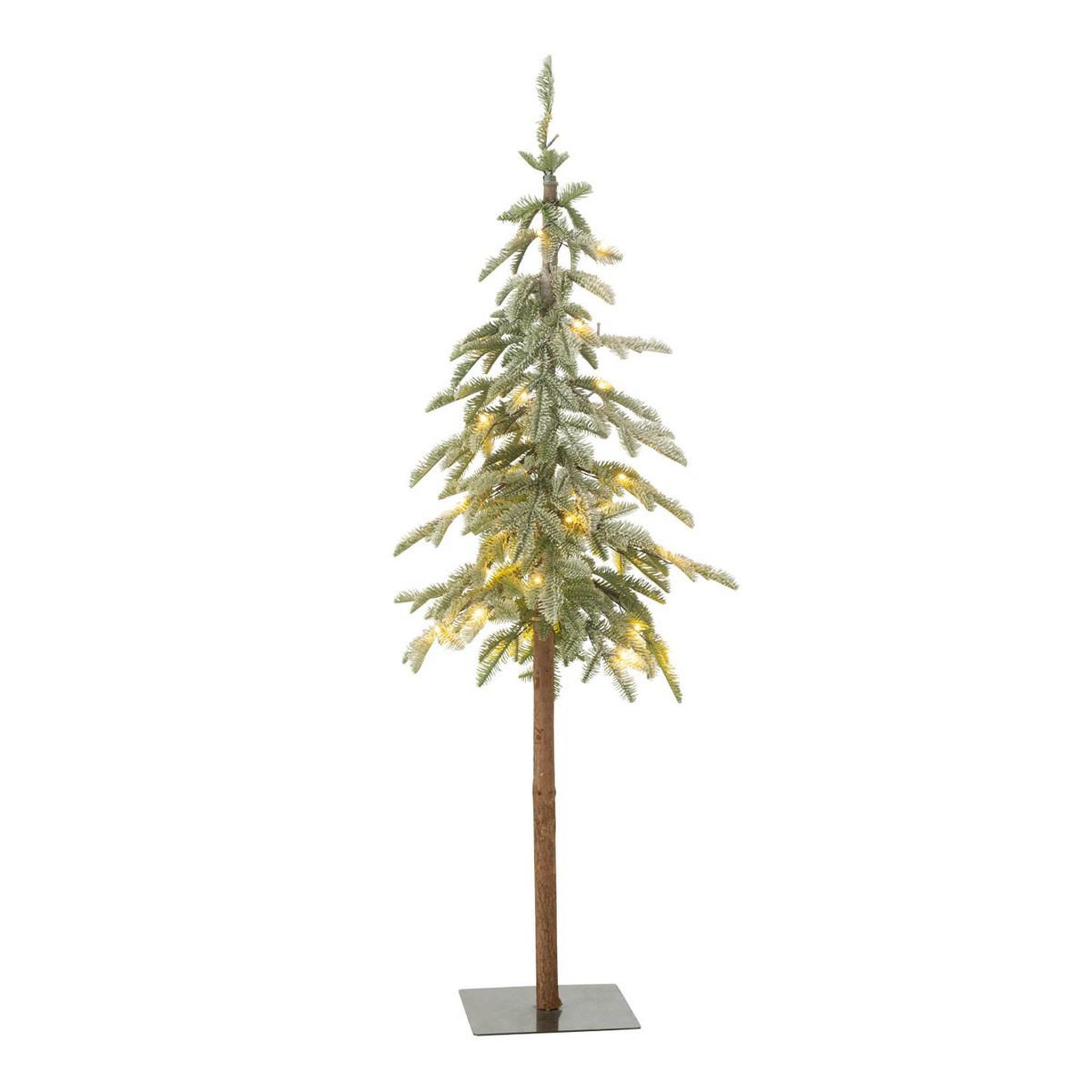 J-LINE Sapin de noël déco enneigé à led  reynaldo  145cm vert