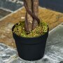 OUTSUNNY Arbre artificiel plante artificiel ficus hauteur 1,2 m tronc branches liane lichen feuilles grand réalisme pot inclus