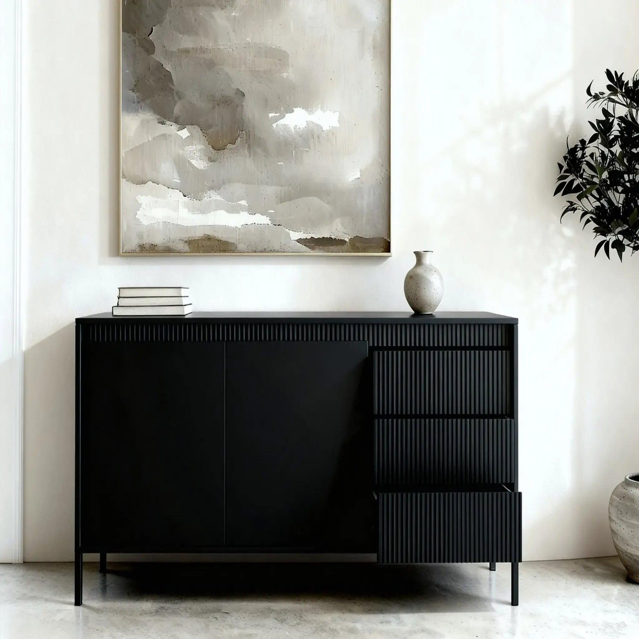 Voir la diapositive 5 : CASANOVA PARIS Alina - buffet 153cmpieds en métal