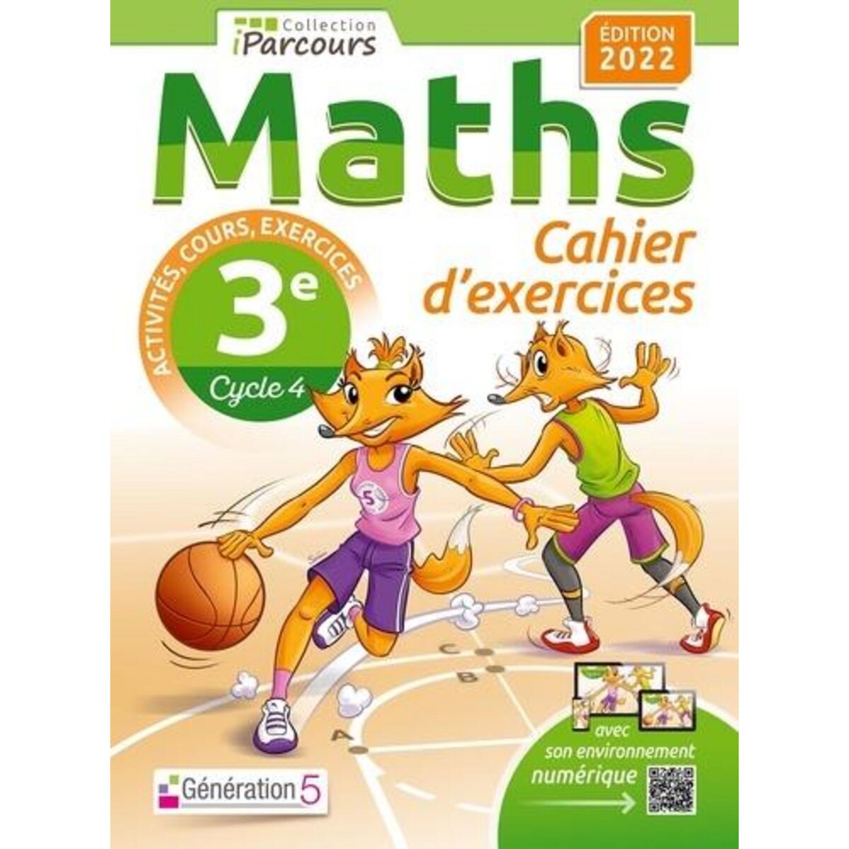 MATHS 3E IPARCOURS. CAHIER D'EXERCICES, EDITION 2022, Hache Katia