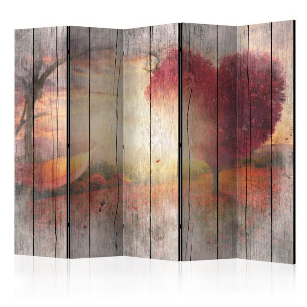 Paris Prix Paravent 5 Volets  Autumnal Love  172x225cm