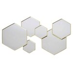 The Home Deco Factory Décoration miroir hexagonal
