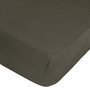 Voir la diapositive 1 : ATMOSPHERA Drap Housse bonnet 30 cm 100% Lin 160x200 cm - Vert Kaki
