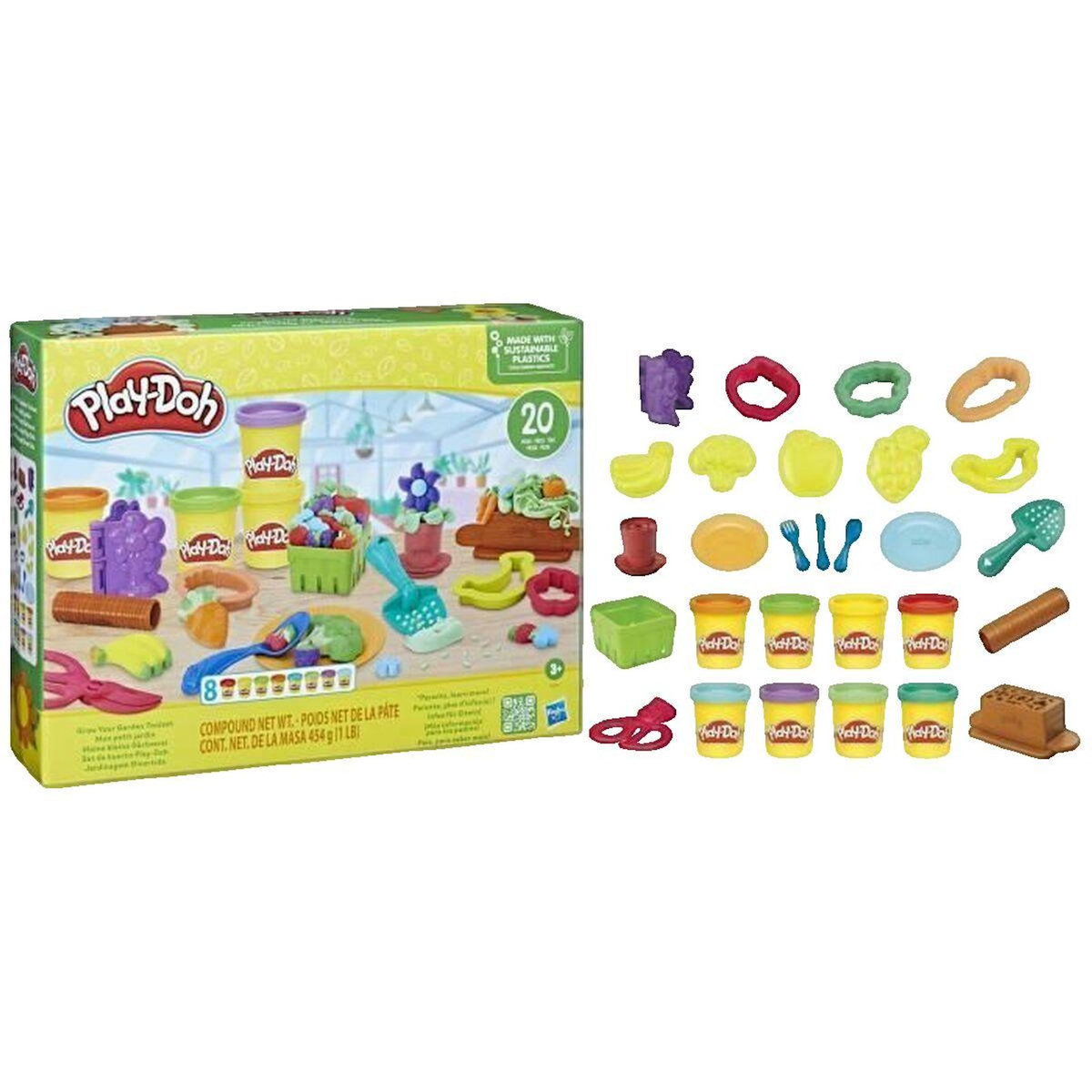 Play-Doh Pâte à modeler PlayDoh Mon petit jardin multicolore