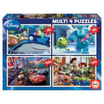 EDUCA 4 puzzles Pixar Nemo Monstres et Cie Cars Toys Story