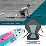 Voir la diapositive 5 : ROHE Stand Up Paddle Gonflable INDIANA PINK 9'9'' (297cm) 30'' (76cm) 4'' (10cm) avec Pompe, Pagaie, Leash et Sac de transport