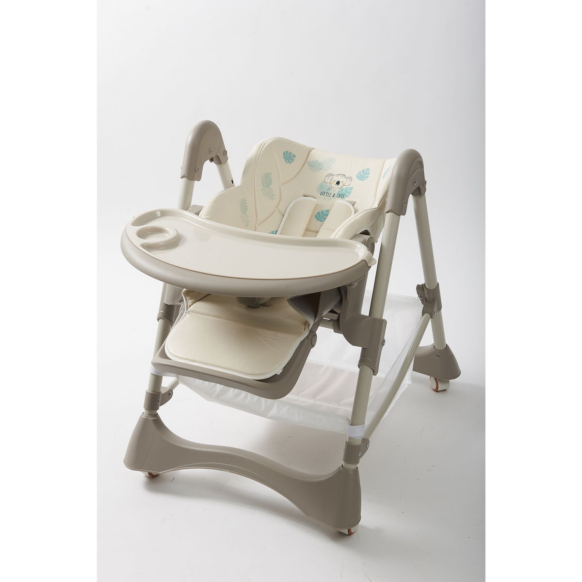 AUCHAN BABY Chaise haute multipositions Koala