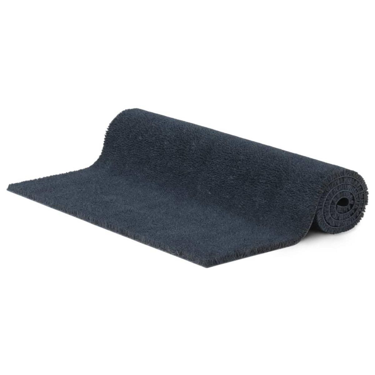 VIDAXL Tapis de porte gris fonce 90x150 cm fibre de coco touffete