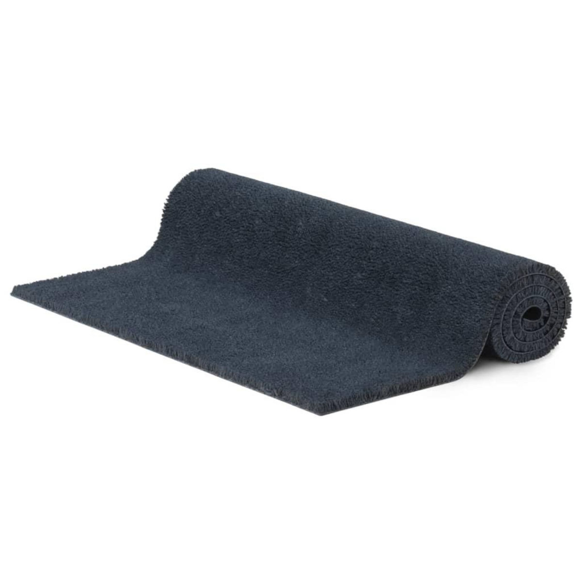 VIDAXL Tapis de porte gris fonce 90x150 cm fibre de coco touffete
