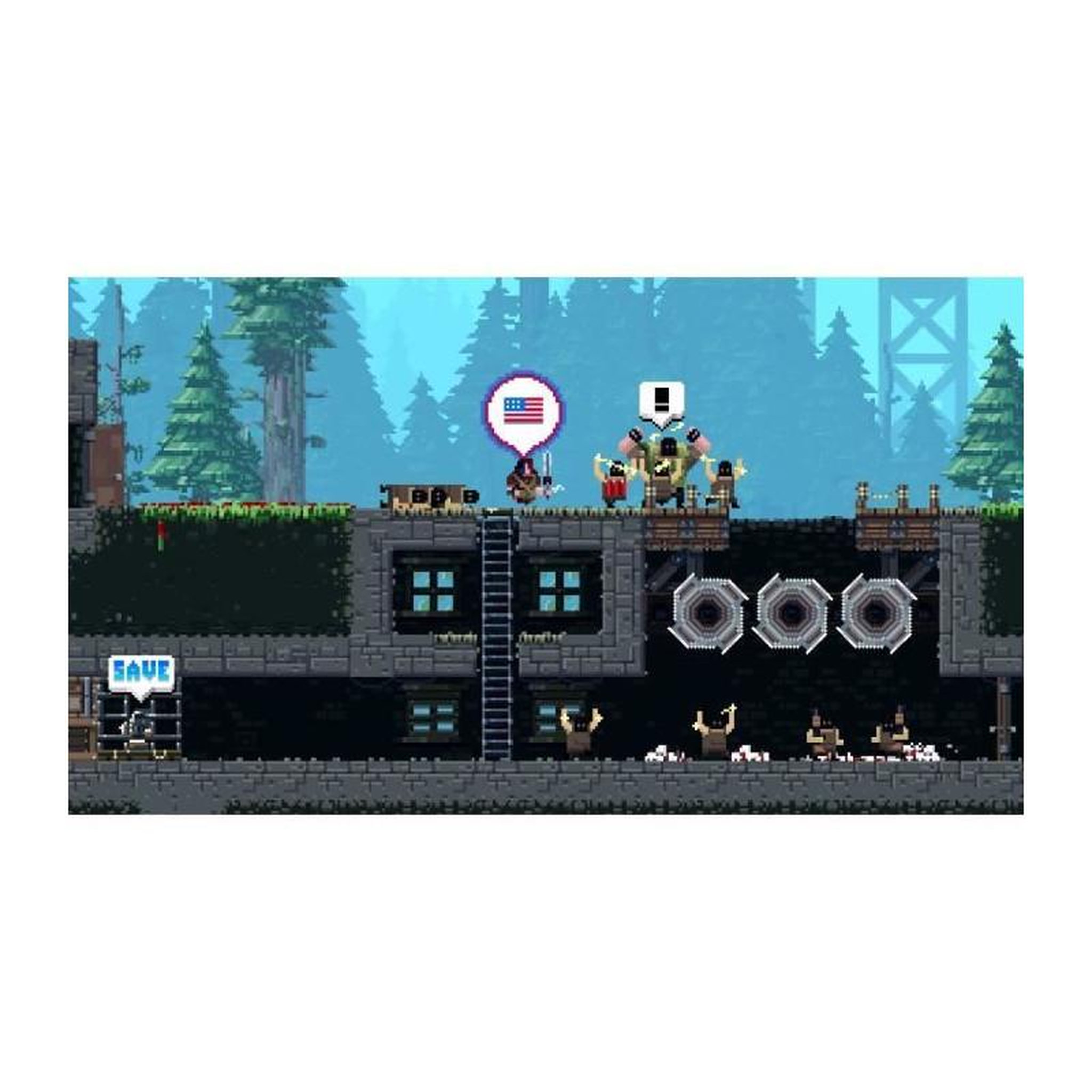 Voir la diapositive 5 : Just for games Broforce - Jeu PS4
