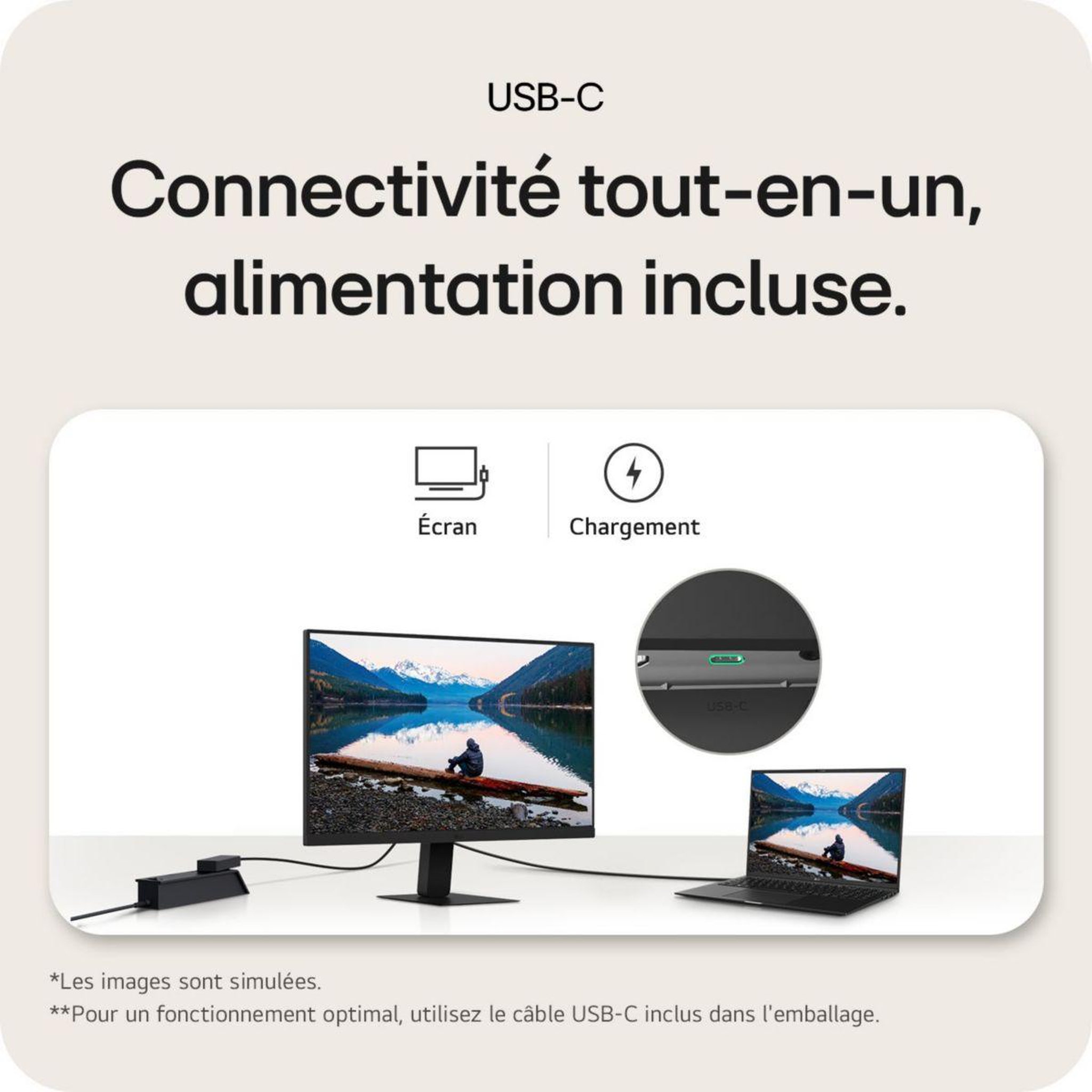 Voir la diapositive 5 : LG Ecran PC 24U631A-B 24'' UHD IPS