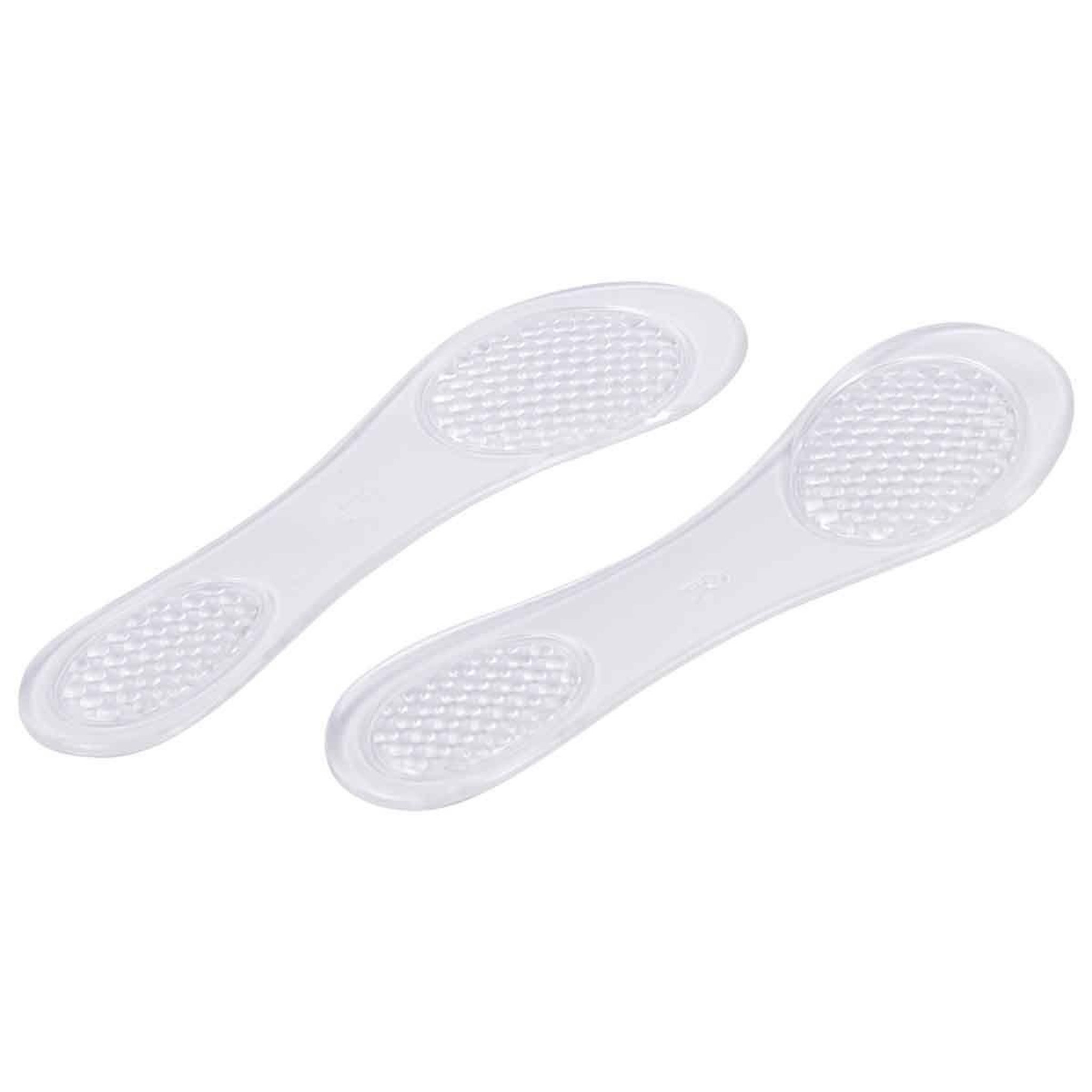 Voir la diapositive 1 : FLIPLESS Semelles 3/4 Antidérapantes  Gel  Transparent
