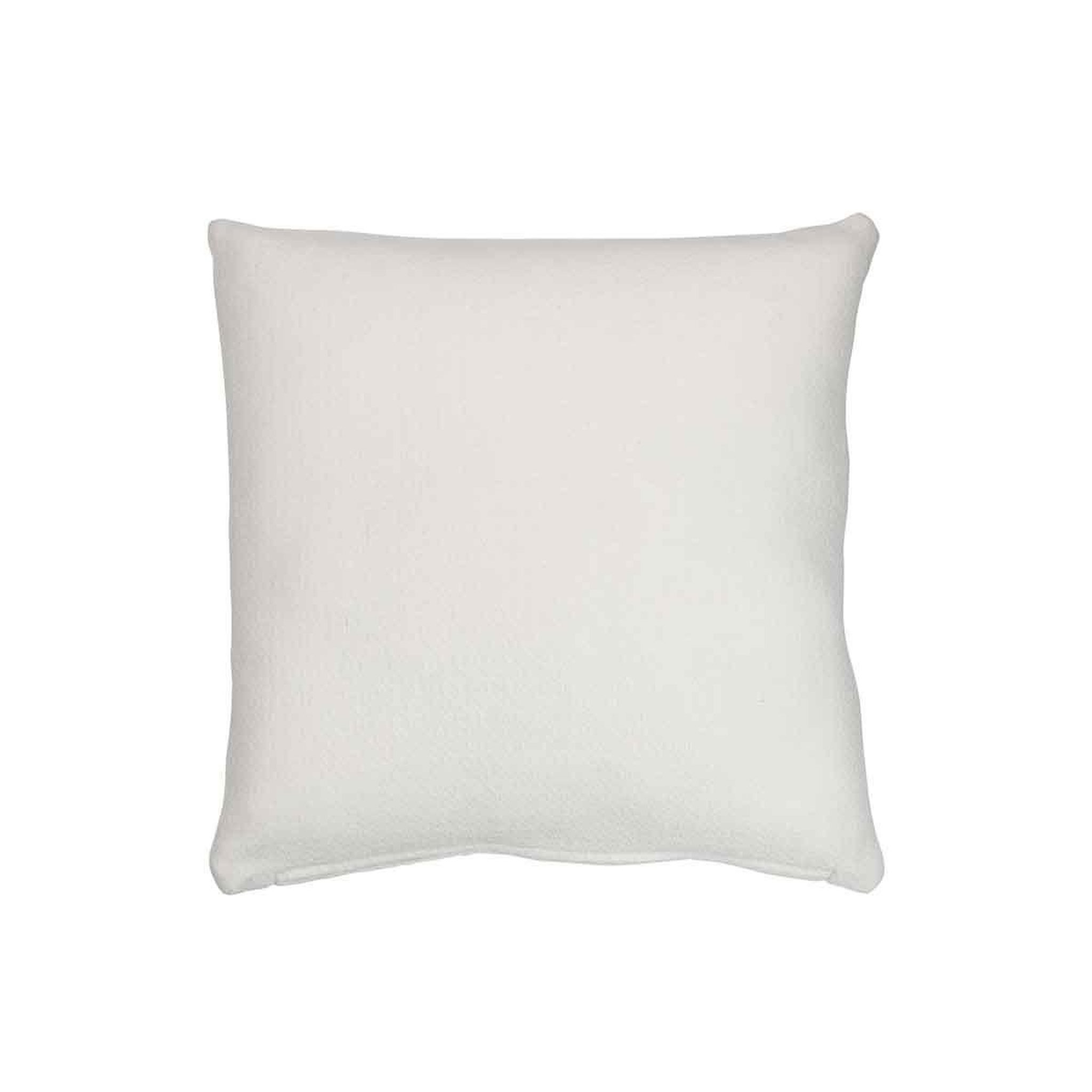 Voir la diapositive 2 : J-LINE Coussin carré déco  soleil  43x43cm blanc