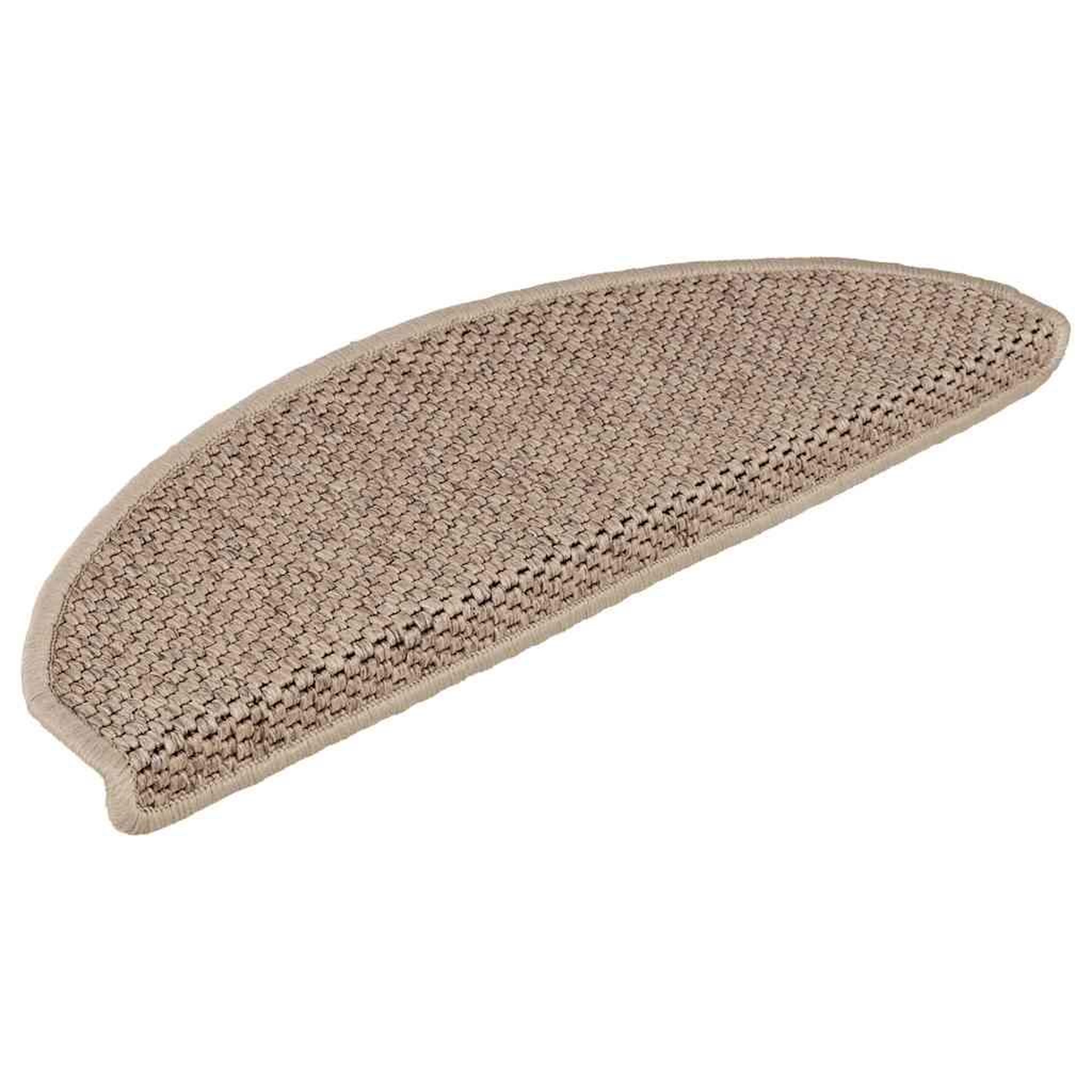 Voir la diapositive 2 : VIDAXL Tapis d'escalier autocollants 30 pcs 65x21x4 cm sable