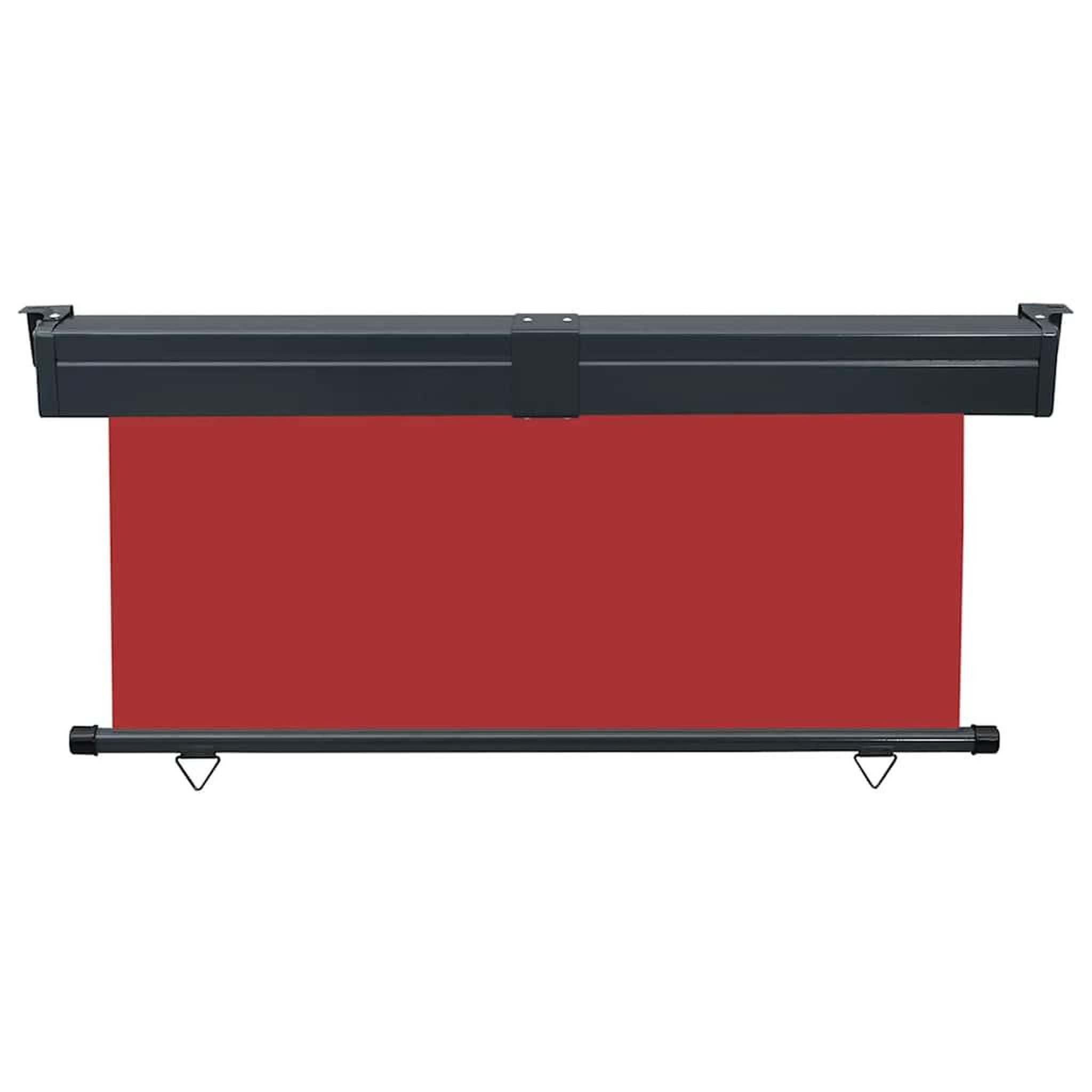 Voir la diapositive 4 : VIDAXL Auvent lateral de balcon 165x250 cm Rouge
