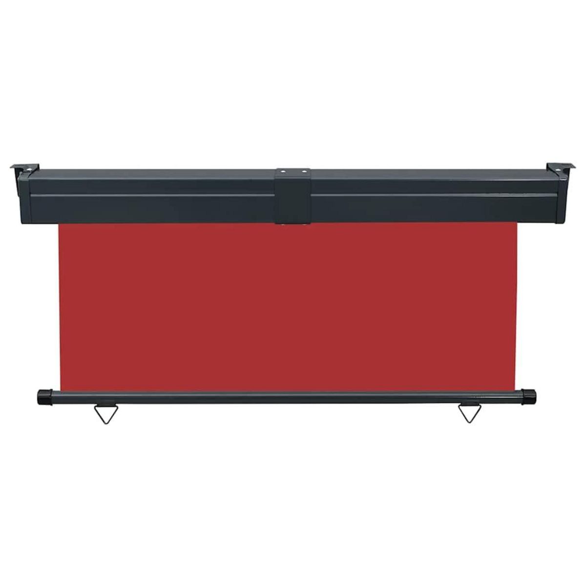 VIDAXL Auvent lateral de balcon 165x250 cm Rouge