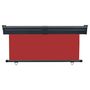 Voir la diapositive 4 : VIDAXL Auvent lateral de balcon 165x250 cm Rouge
