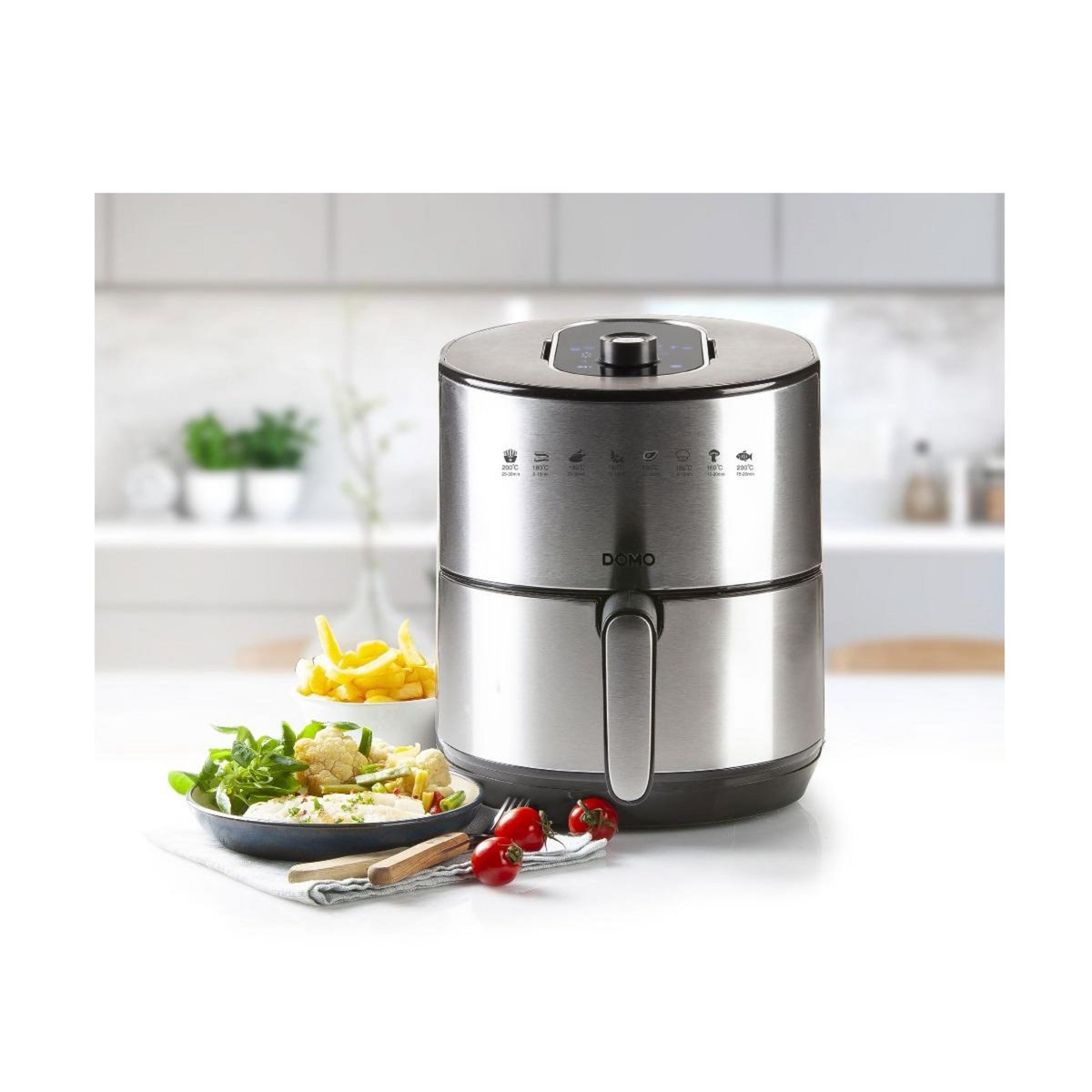Domo Friteuse sans huile 4l 1500w inox - DO530FR