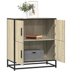 VIDAXL Buffet chene sonoma 68x35x76 cm bois d'ingenierie