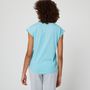 Voir la diapositive 2 : IN EXTENSO T-shirt de sport bleu turquoise femme