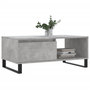 Voir la diapositive 3 : VIDAXL Table basse Gris beton 90x50x36,5 cm Bois d'ingenierie