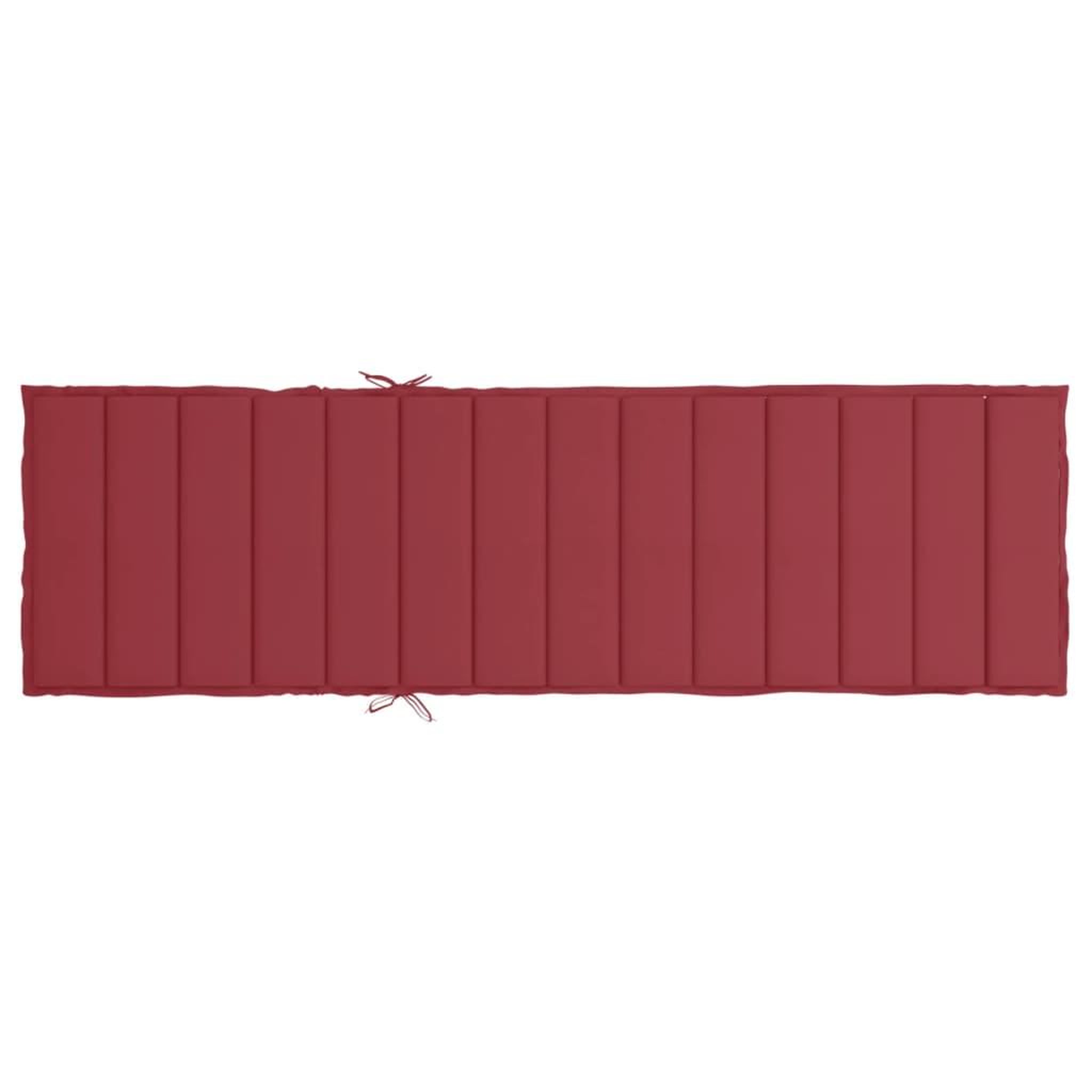 Voir la diapositive 5 : VIDAXL Coussin de chaise longue rouge bordeaux 200x60x3cm tissu oxford