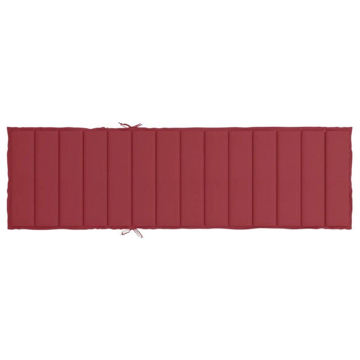 VIDAXL Coussin de chaise longue rouge bordeaux 200x60x3cm tissu oxford
