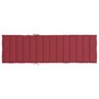 Voir la diapositive 5 : VIDAXL Coussin de chaise longue rouge bordeaux 200x60x3cm tissu oxford