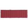 Voir la diapositive 5 : VIDAXL Coussin de chaise longue rouge bordeaux 200x60x3cm tissu oxford