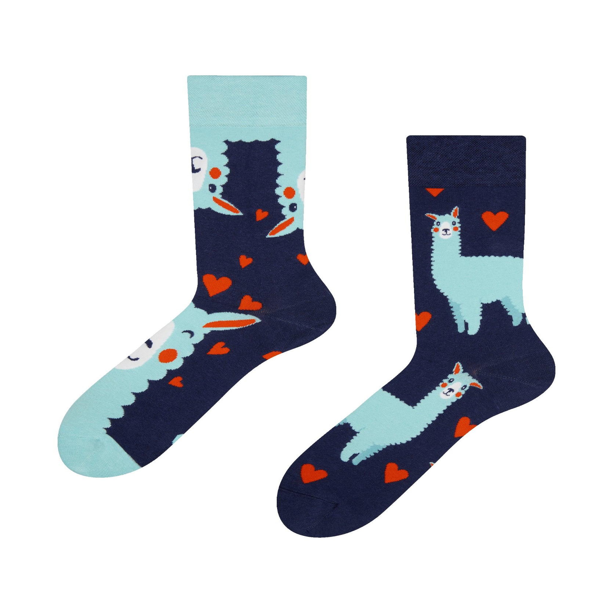Voir la diapositive 1 : DEDOLES Chaussettes lama & cœurs
