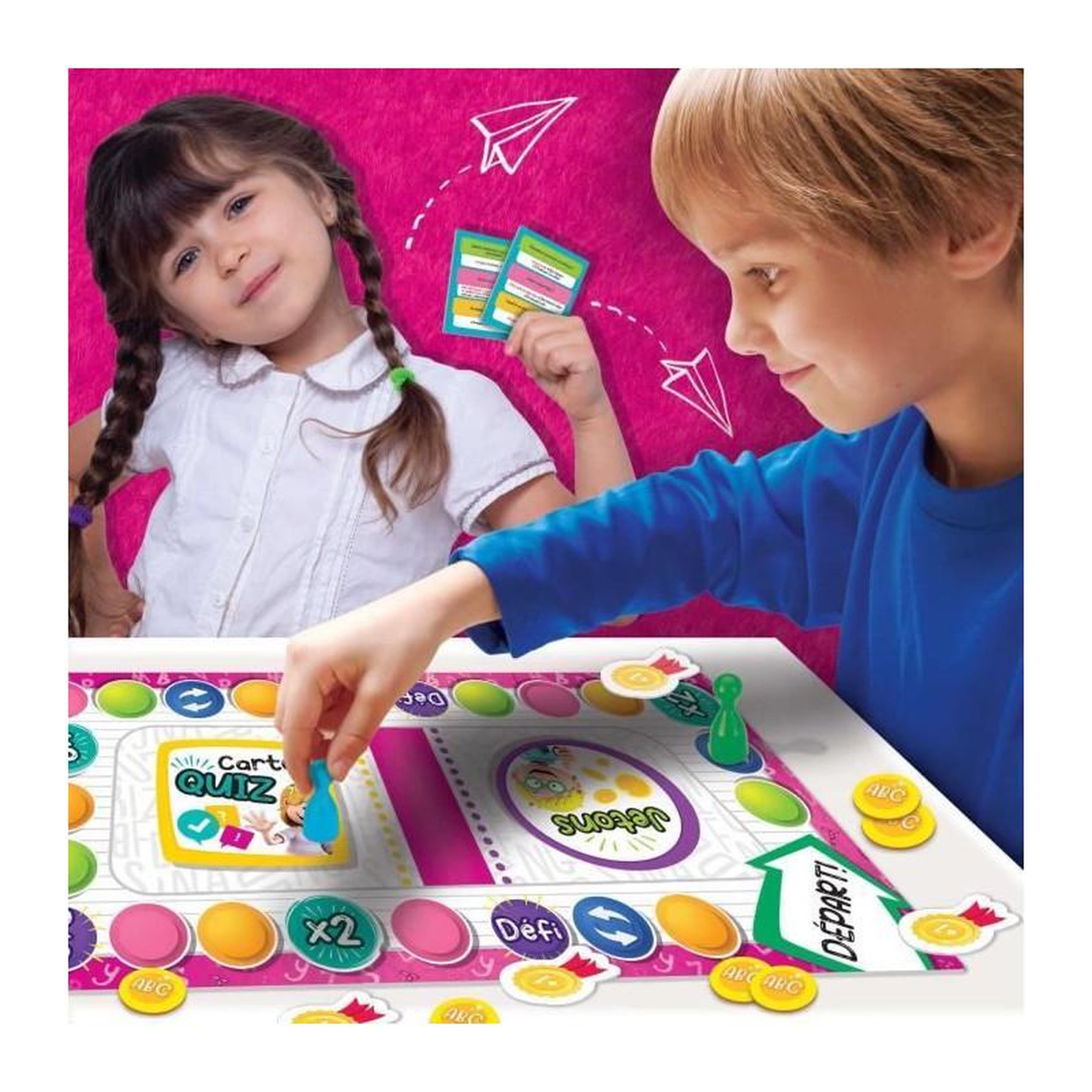 Voir la diapositive 4 : LISCIANI GIOCHI Talent School - Jeu de Parcours a Quiz - LISCIANIGIOCHI - Cartes Quiz, Themes Variés
