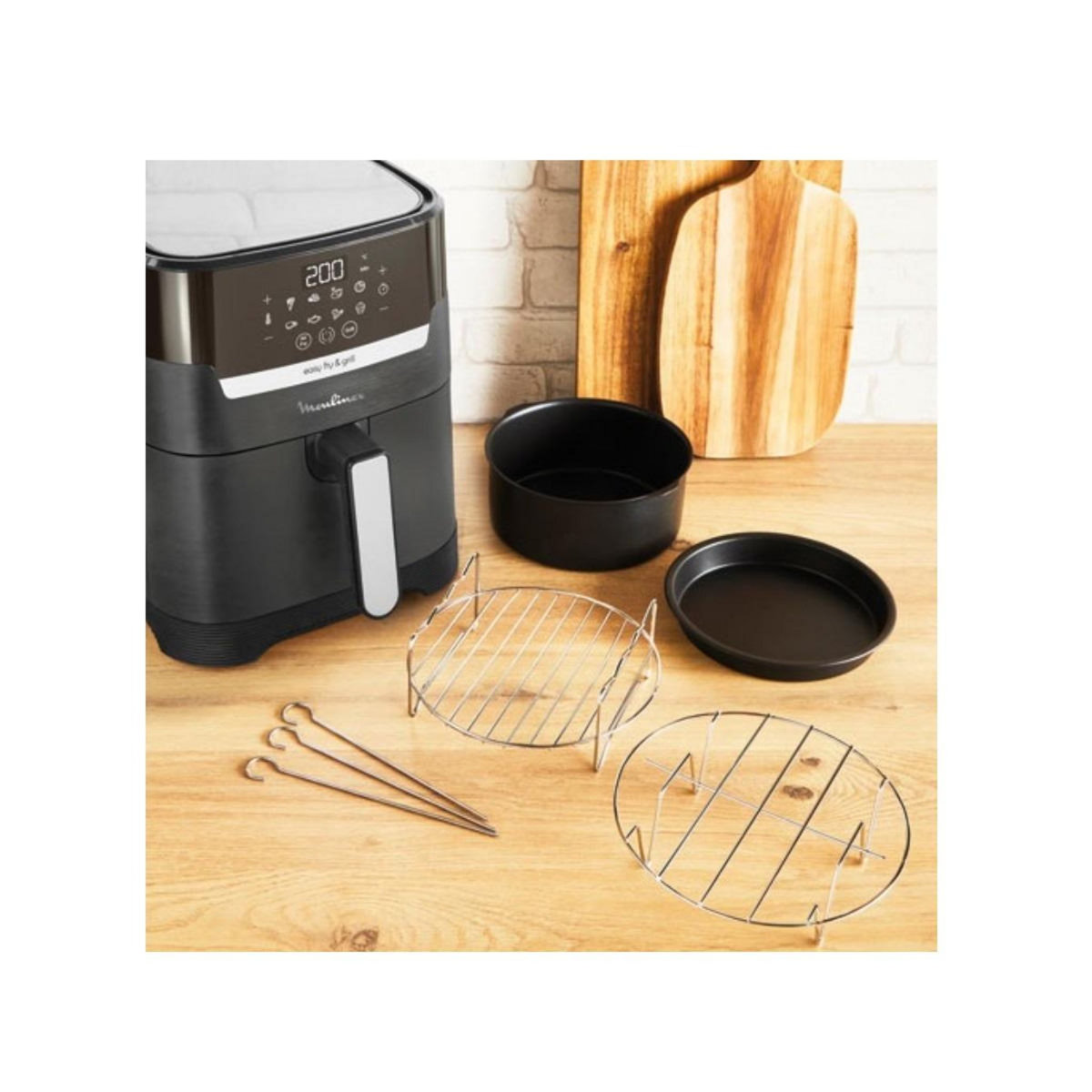 MOULINEX Friteuse sans huile 4.2l 1400w noir - EZ505810