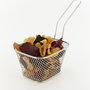 Voir la diapositive 2 : Paris Prix Panier de Présentation  A Frites  18cm Argent