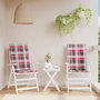 Voir la diapositive 1 : VIDAXL Coussins de chaise de jardin a dossier haut lot de 2 120x50x3cm