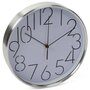Perel Perel Horloge murale 25 cm Blanc et argente