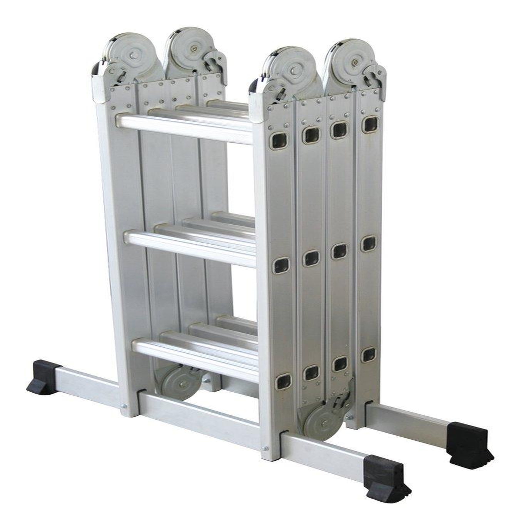 Centaure Echelle articulée + plate-forme acier 4x3 barreaux