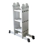Centaure Echelle articulée + plate-forme acier 4x3 barreaux