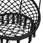 Voir la diapositive 4 : VIDAXL Chaise à bascule en hamac 80 cm Anthracite