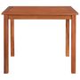 Voir la diapositive 2 : VIDAXL Table de jardin 85x85x74 cm Bois d'acacia massif