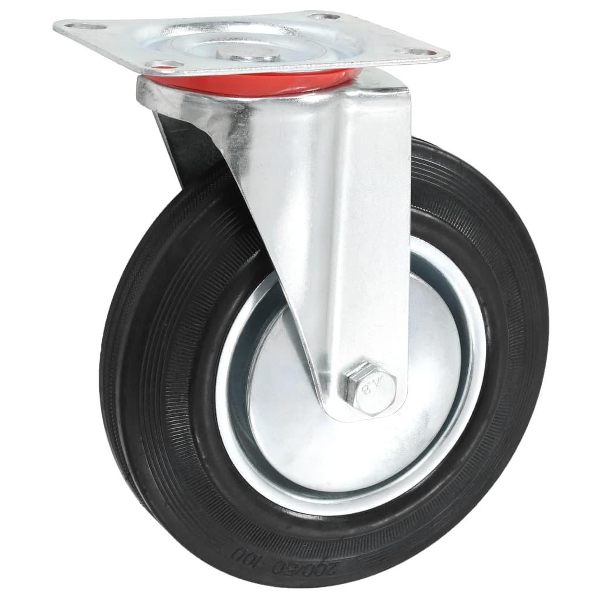 Voir la diapositive 3 : VIDAXL 8 pcs Roulettes pivotantes 200 mm