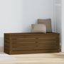 Voir la diapositive 3 : VIDAXL Boîte de rangement Marron miel 89x36,5x33 cm Bois massif pin