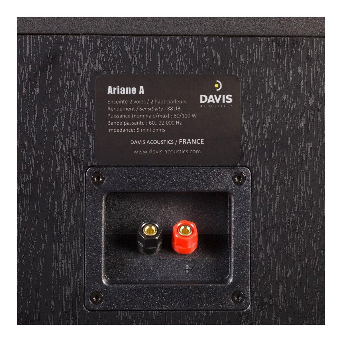 Davis Enceinte surround ARIANE A Noir x 2