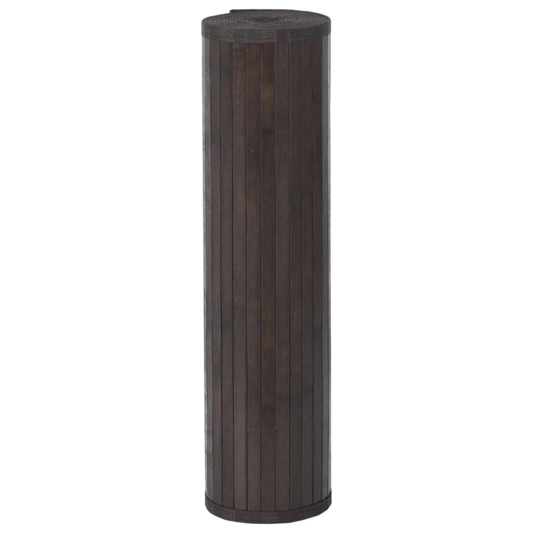 Voir la diapositive 3 : VIDAXL Tapis rectangulaire marron fonce 70x400 cm bambou