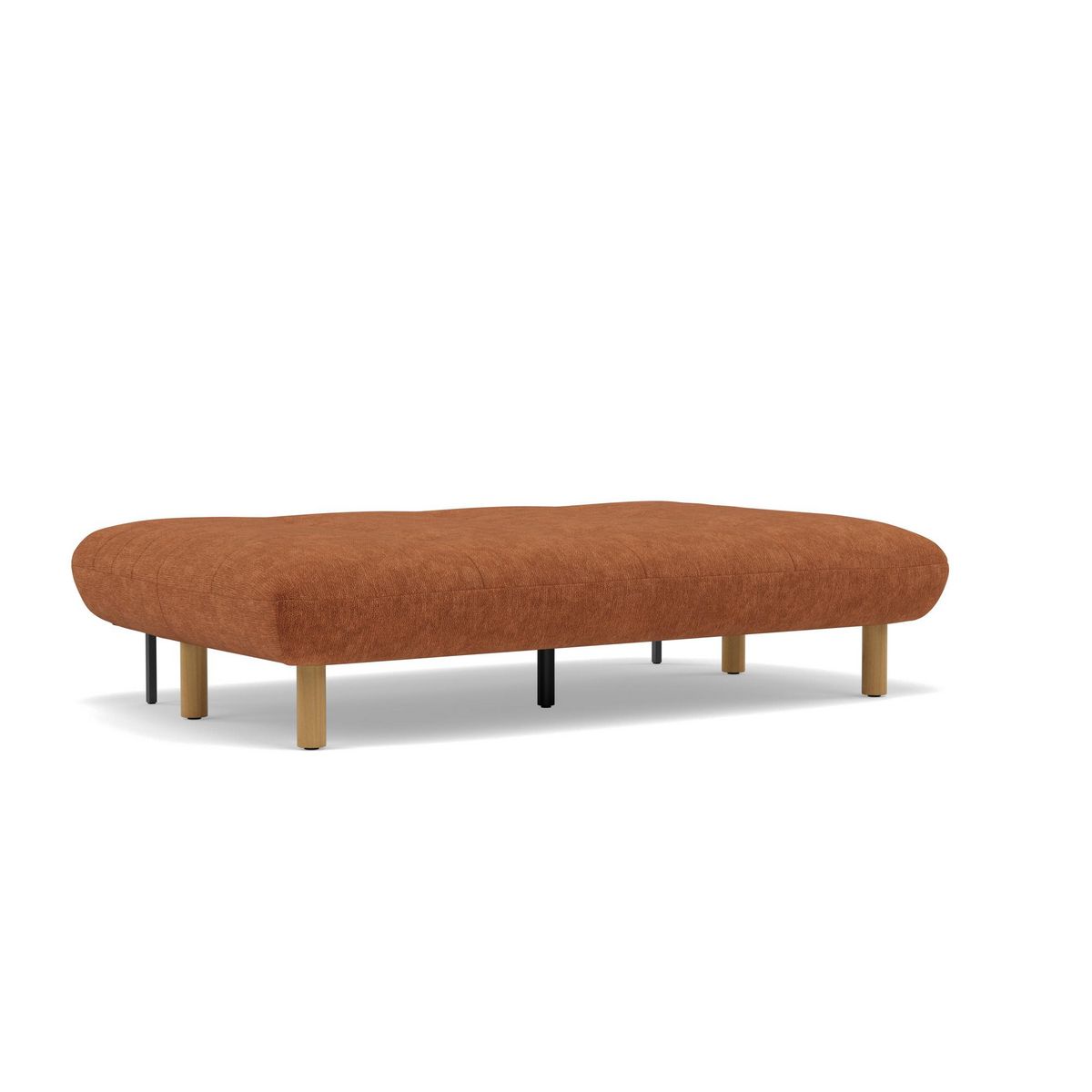 BEST MOBILIER Soan - banquette 2 places convertible clic-clac en velours texturé