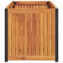 Voir la diapositive 5 : VIDAXL Jardiniere 110x45x44 cm bois massif d'acacia et acier