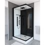 Voir la diapositive 1 : Aurlane Cabine de douche rectangle noire 80x110 cm - POZZY 3