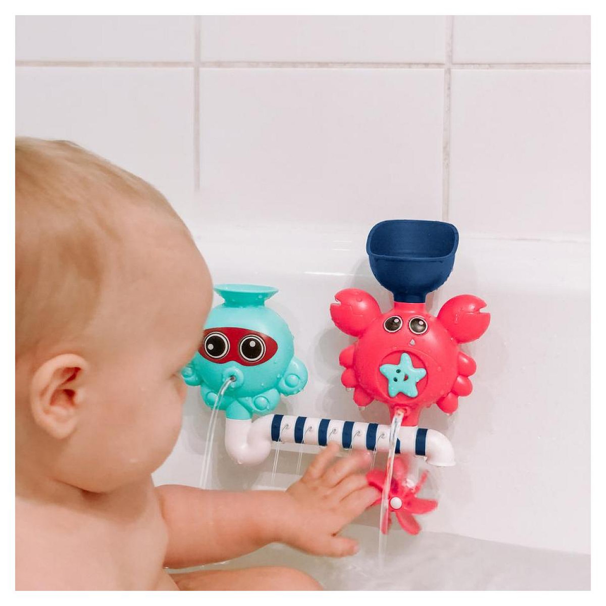 Voir la diapositive 5 : LUDI Set jouet pour le bain crabe