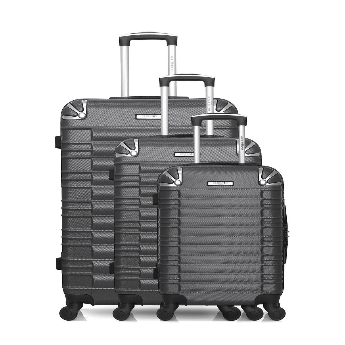 BLUESTAR BLUESTAR - Set de 3 Valises LIMA 75 cm 4 Roues